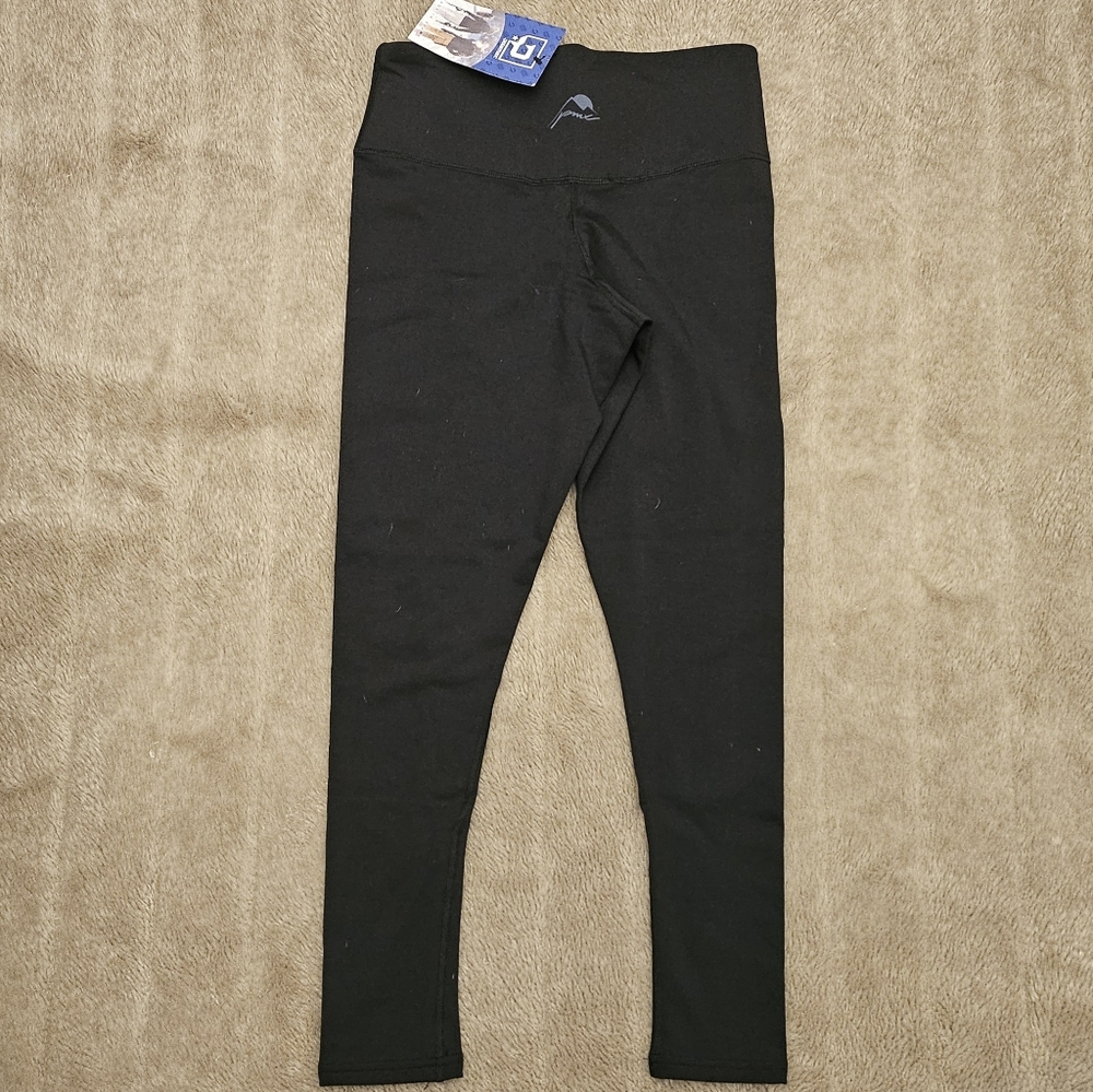 NEW Tags PolarMax Heavyweight Micro Fleece Tight - Black